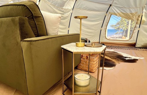 Drummond RV Rental | Wonderful 1-bedroom bell tent campground in peaceful Drummond for nature lovers
