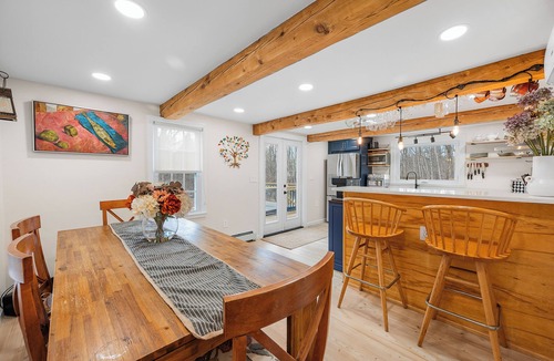 Barkhamsted House | Woodland Sanctuary House with Hot Tub, Fire Pit, and Woodstove