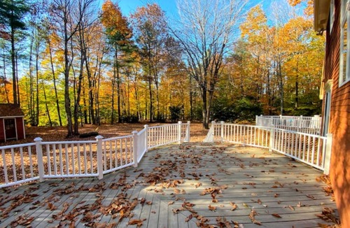 North Windham House | Woodland with Fireplace Home