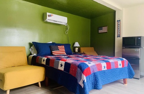 Medicine Park House | WW Military Tribute Tiny House ADA Suite