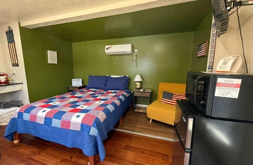 Medicine Park House | WW Military Tribute Tiny House ADA Suite