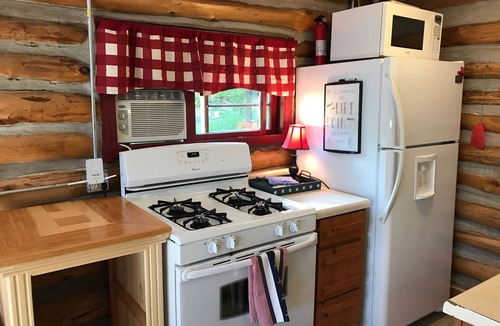 Lac du Flambeau Cabin | Your Little Bit O’ Heaven: Historic Lakefront Log Cabin, Sandy Beach & Stars
