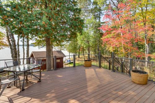 < 1 Mi to Trails: Wooded Home on Eagles Nest Lake!