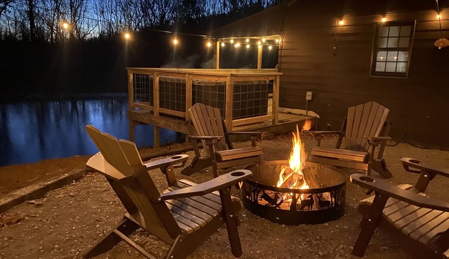 100 acres, FIREWOOD PROVIDED, Fishing Pond w/poles, Trail, firepit, pond views