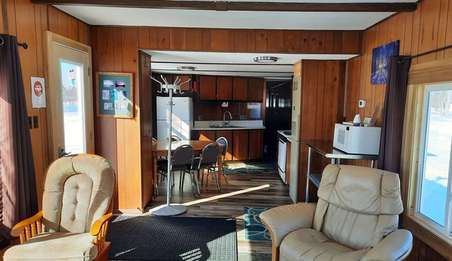2 bedroom cabin with a dock on Zippel bay on Lake of the woods in northern MN.