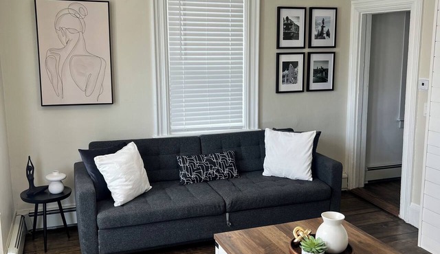 2BR. Free Parking. 30 Min from Gillette Stadium. 7 Min to Federal Hill- APT 1