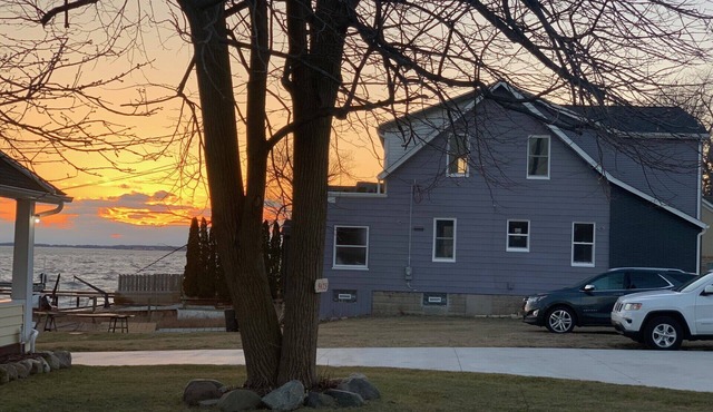 3-bedroom luxury home with a double lot on Lake St. Clair in Fair Haven.