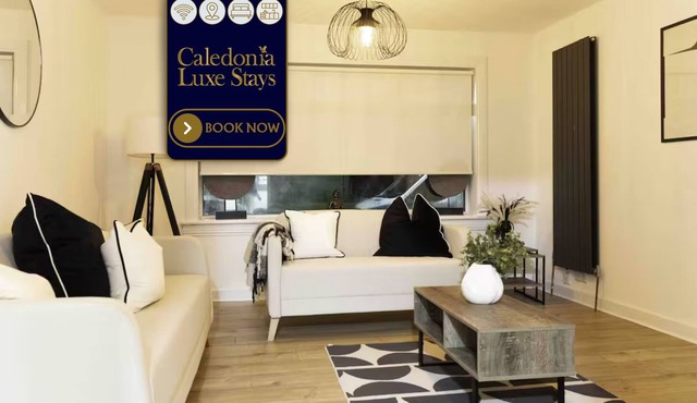 3BR Flat In Paisley By Caledonia Luxe Stays