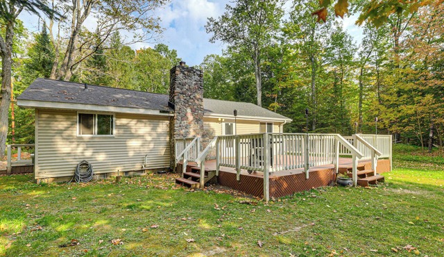 5 MI to Otter Lake: Home w/Fire Pit & Yard