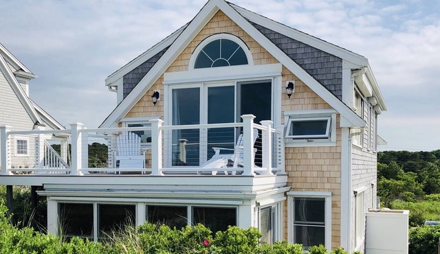 89-2 Salt Marsh Rd -Oceanfront Cottage w/180° Cape Cod Bay Views & Balcony!
