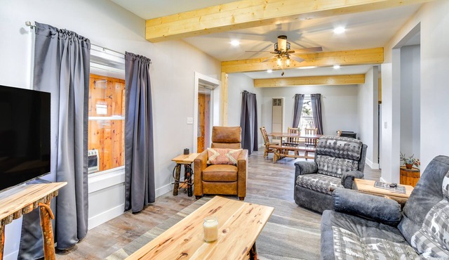 All-Season Seney Home w/Private Yard & Fire Pit!