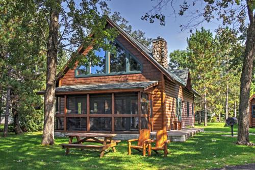 Alluring Nisswa Cabin on Gull Lake w/Fireplace!