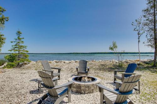 Baileys Harbor Waterfront Vacation Rental w/Grill