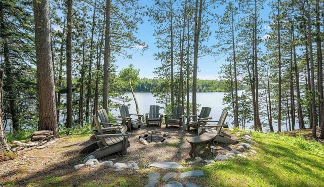 Balsam Lake Cabin | 1 Bedroom, 1 Bath, Loft, Deck, Firepit, Large Dock