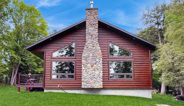 Beacon Point | Lakeside cabin in Presque Isle with a firepit and water access