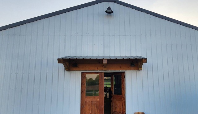 Beautiful brand new barn in peaceful Greenwood on 11 acres.
