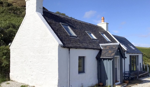 Beautiful converted croft house with stunning views