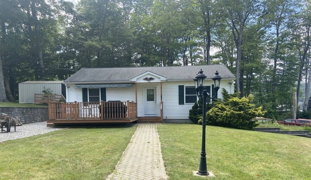 Beautiful Highland lake in Connecticut