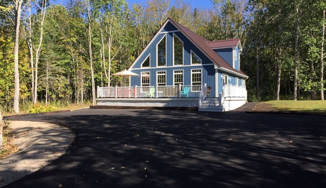Beautiful In The Woods Bar Harbor Chalet sleeps 8