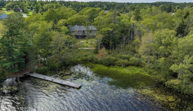 Beautiful lakefront home on Seal Cove next to Acadia National Park