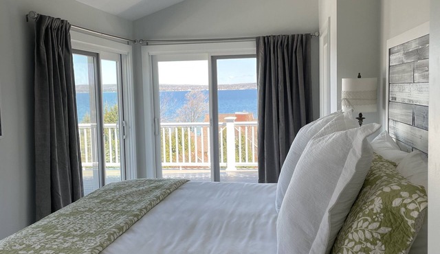 Best Views in Petoskey with Panoramic view of Little Traverse Bay