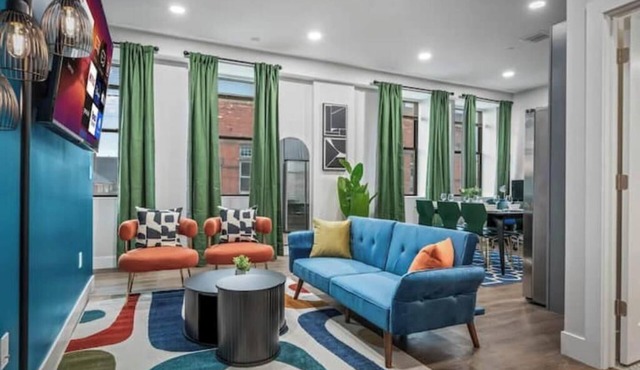 Brand New Apt+2 Queens+ BunkBed+Free Parking+55" TV