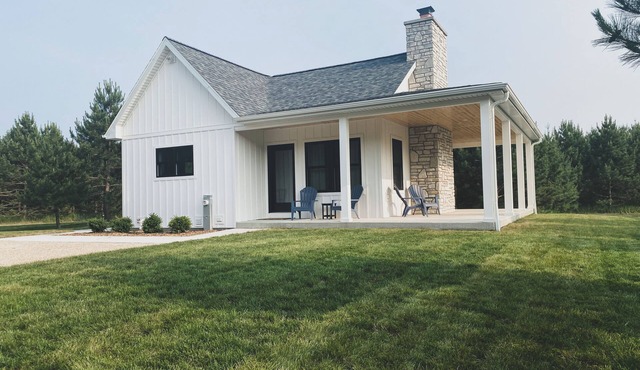Brand new cottage a few minutes from downtown Sister Bay and Lake Michigan.