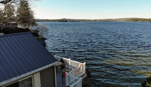 Bright lakefront home, near Acadia, family-friendly, w/guest house! ☼