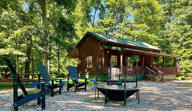 Cabin on 100 Secluded Acres in Hocking Hills