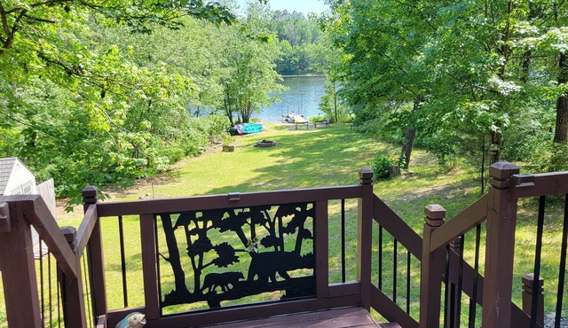 Cabin on a private lake near ATV trails