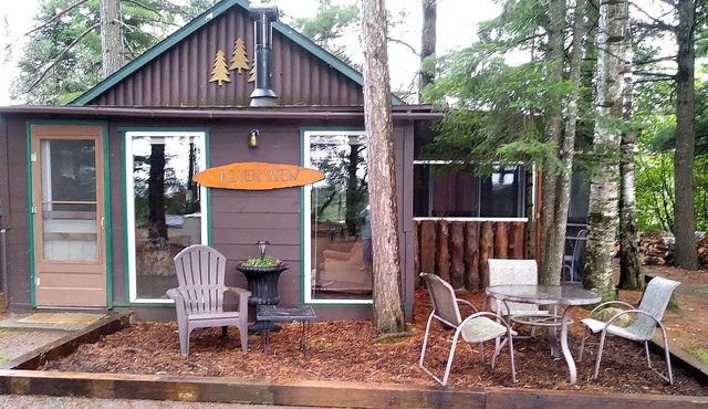 Cabins in Boulder Junction with fishing on Manitowish River and Fishtrap Lake