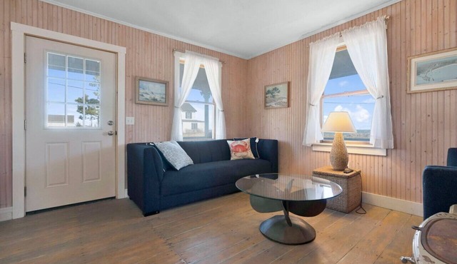 Camp Ellis Beach House with ocean and river views.
