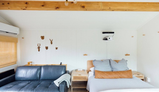 Casita: Near Wineries & Keuka Lake: 100"Projector