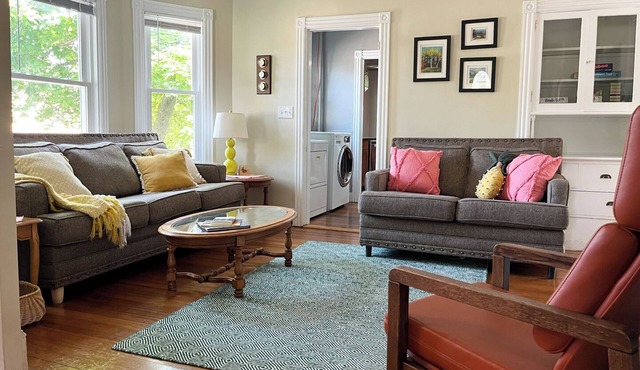 Centrally located off Back Cove, 1st floor 4 bedroom, 1.5 Bath condo w/porch