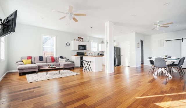 Charming home with fire pit near downtown