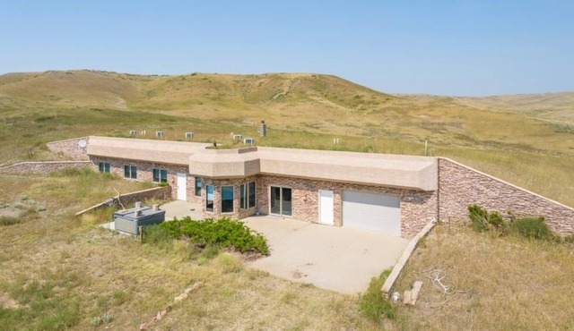 Cheyenne River Ranch 4BR Earth Sheltered Home with Hot Tub! by RedAwning