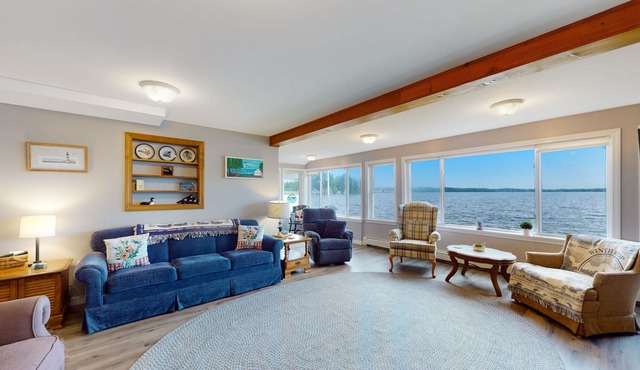 Classic lakefront property with fishing, swimming, and unbeatable sunrises