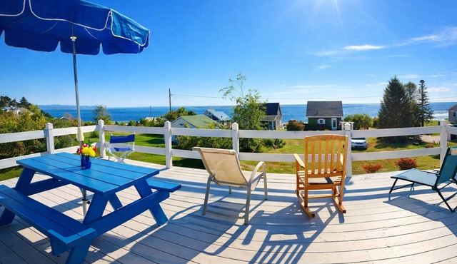 Classic Maine Cottage with astonishing views located within walking distance to Cedar Beach!