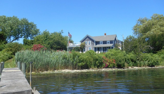 Classic Waterfront Summer Home with Dock & Beach Pass