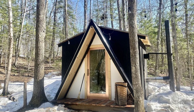 Cozy A-Frame Getaway for Two, Glamping Vacation Near Lake Superior in Bayfield, Wisconsin