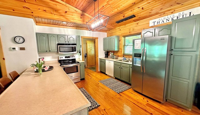 Cozy Cabin 20min to RRG. Fire pit. HOT TUB. Welcome pets!