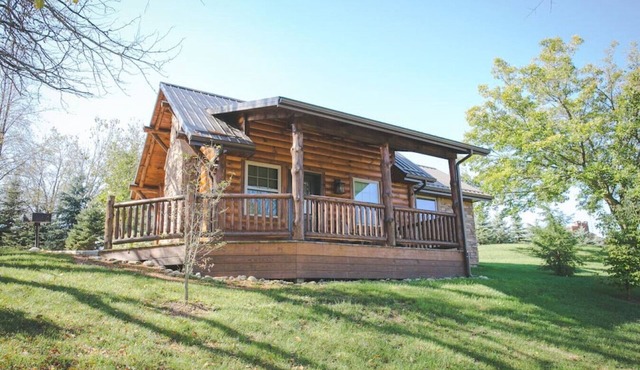 Cozy Cabin Getaway with Fireplace, Kitchen, Jacuzzi Tub - Sleeps 2