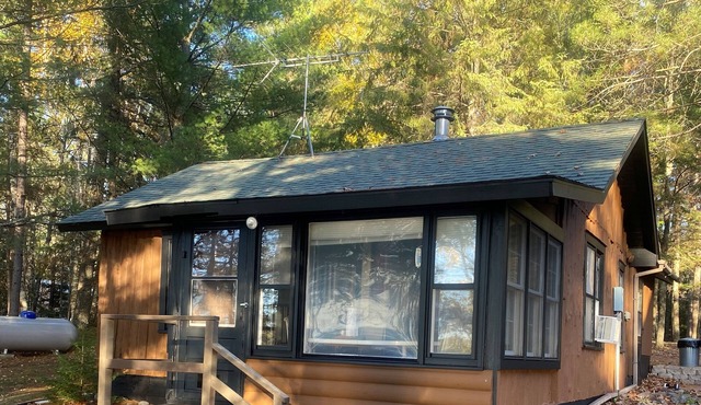 Cozy cabin nestled on the quiet shores of Gull Lake