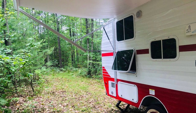 Cozy Camper in the North Woods near the Beaches of Lake Michigan