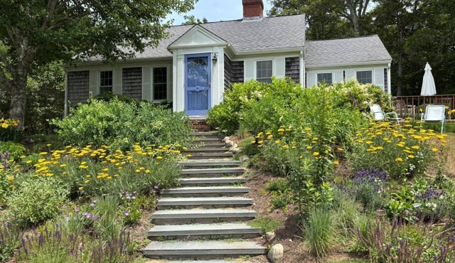 Cozy Chatham home with privacy and nautical decor