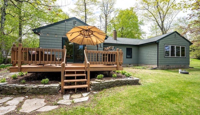 Cozy Lakefront Retreat | Fire Pit, Pet-Friendly & Scenic Views near Sturgeon Bay, WI