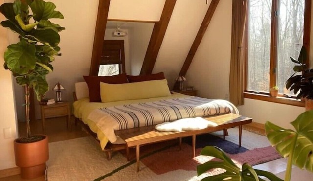 Cozy Lodge Meets Mid Century Hideaway