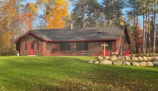 Cozy, modern cabin set on an exceptionally private and peaceful river bend.
