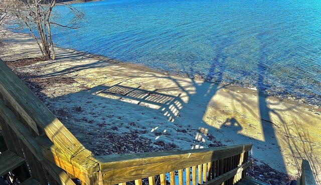Cozy private waterfront retreat near Traverse city and Sutton’s bay.