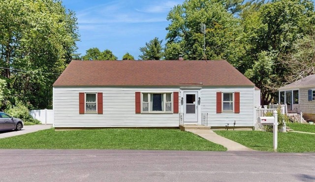 Dog-friendly home with firepit, large deck & yard - close to town